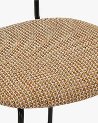 Tabouret de bar Eero - Tweed Jaune Miami