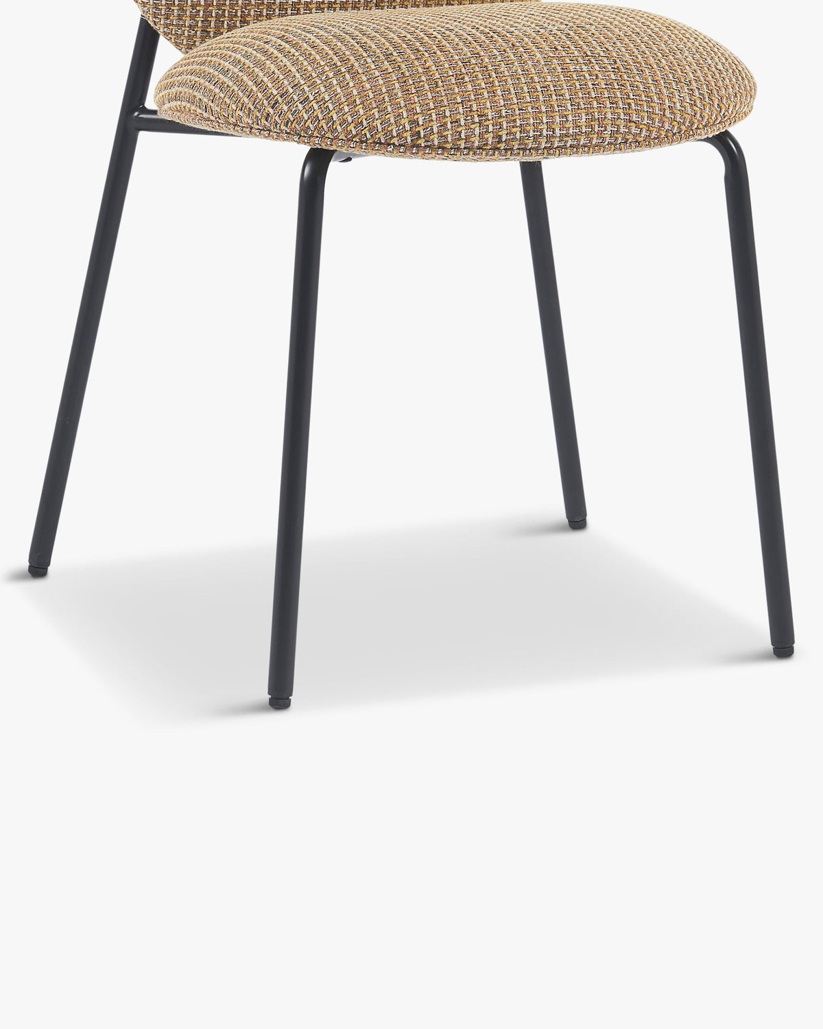 Chaise empilabl Blaze - Tweed Jaune Miami