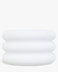 Applique murale Verre blanc & laiton Houston - Blanc