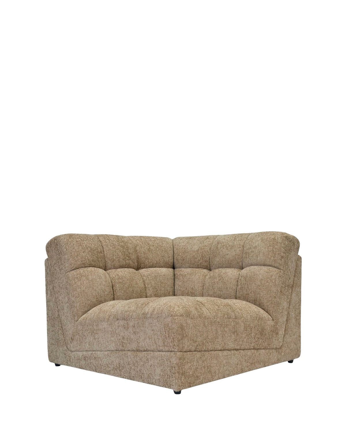 Fauteuil d'angle modulable Paul - Tweed taupe