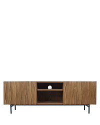 Meuble TV Ondula en bois - Bois noyer