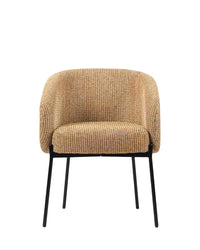 Chaise Volta en tweed - Tweed jaune Miami