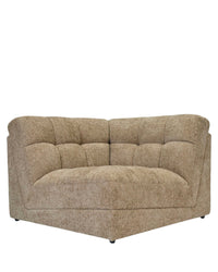 Fauteuil d'angle modulable Paul - Tweed taupe