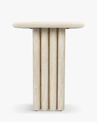 Table d'appoint Artemis - Effet Travertin