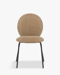 Chaise empilabl Blaze - Tweed Jaune Miami