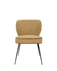 Chaise Wayne en tweed - Tweed marron