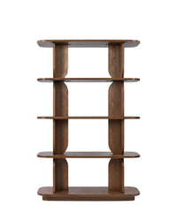 Étagère & bibliothèque Charly en bois - Bois noyer