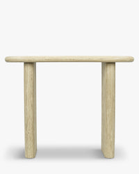 Console Aphaia en bois - Effet Travertin