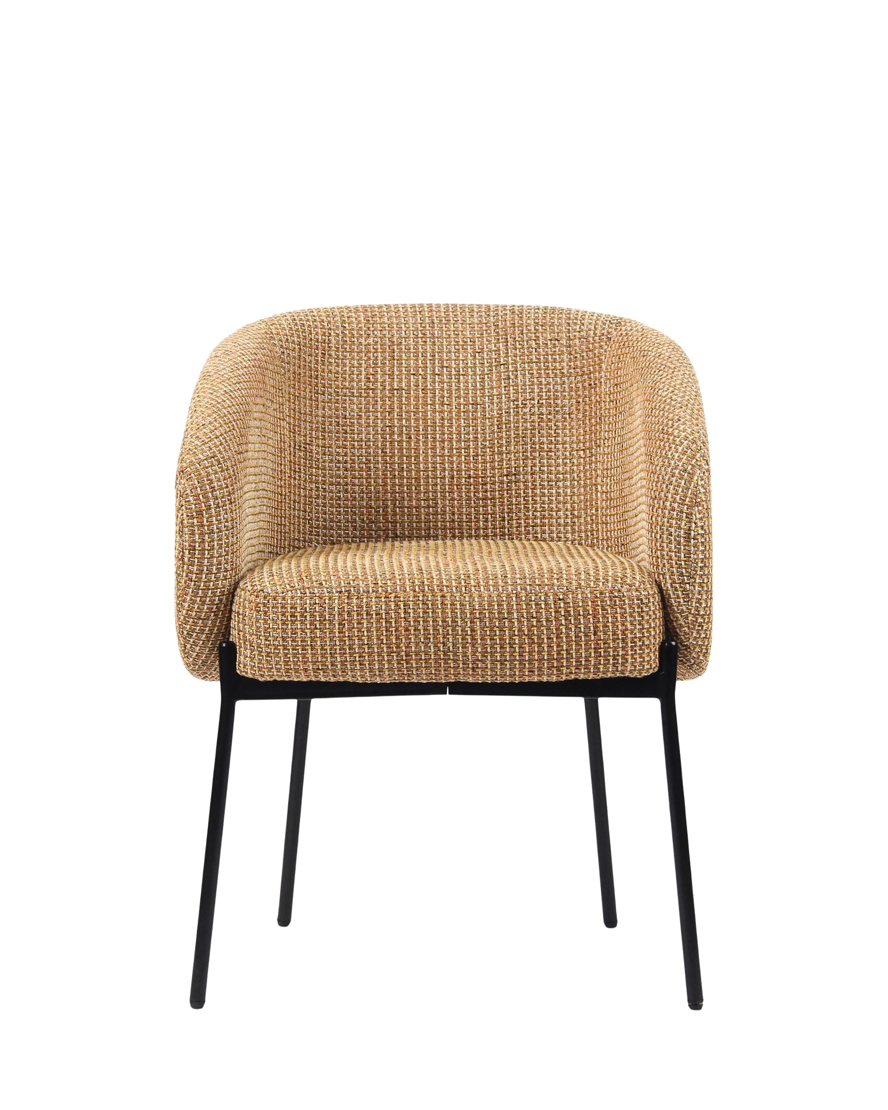 Chaise Volta en tweed - Tweed jaune Miami