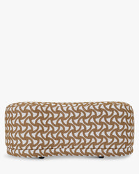 Banc Enzo à motifs - Marron