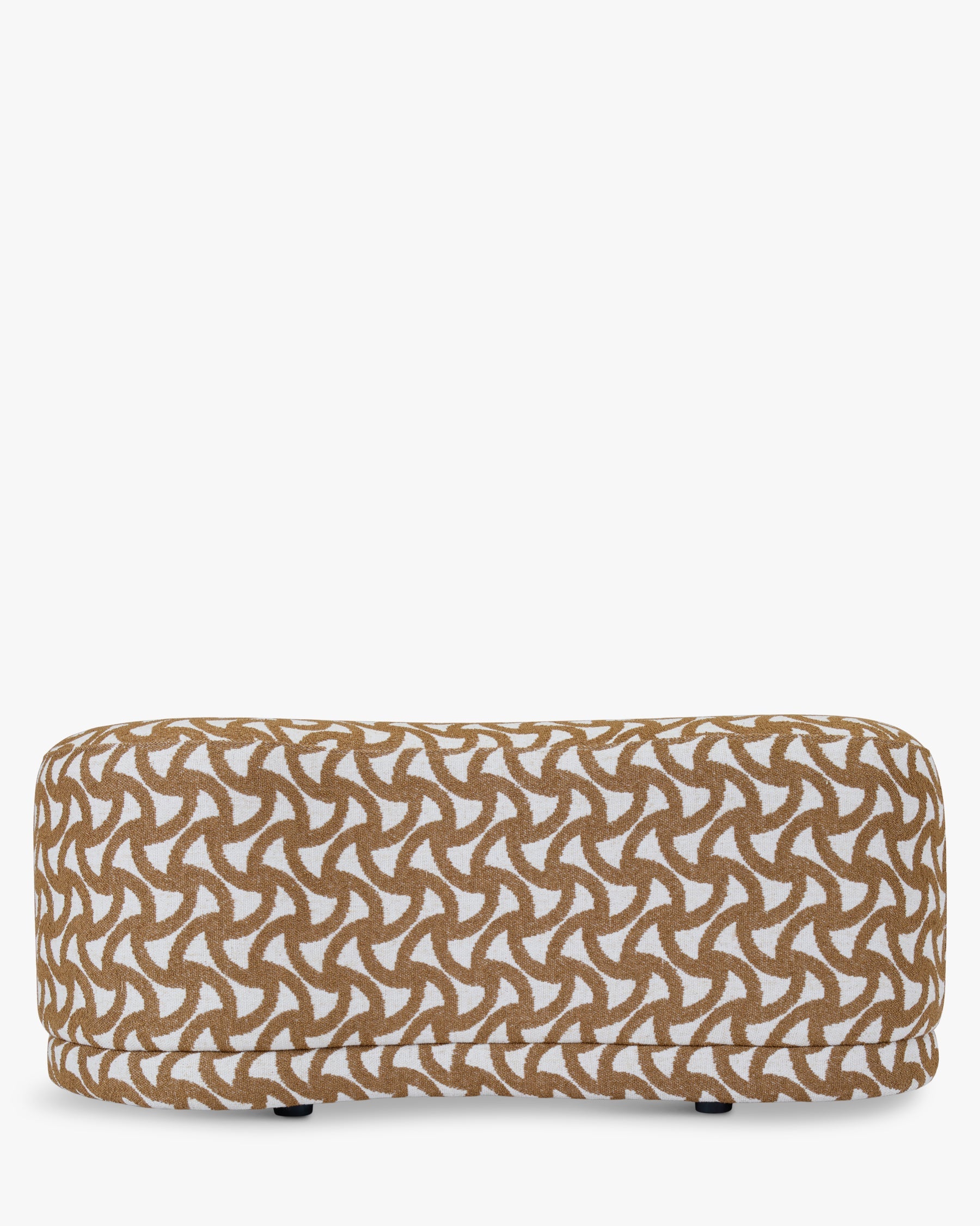 Banc Enzo à motifs - Marron