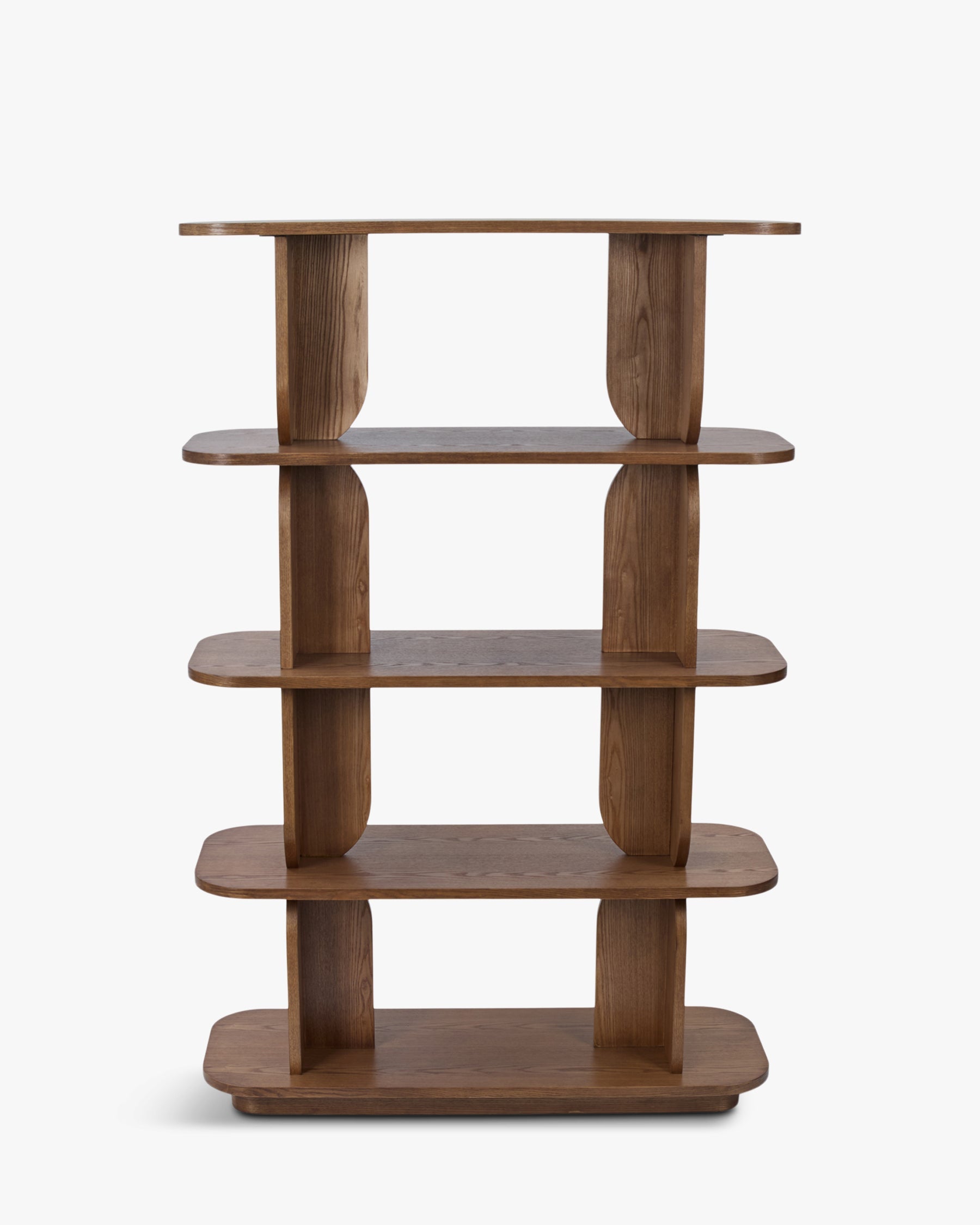 Étagère & bibliothèque Charly en bois - Bois noyer