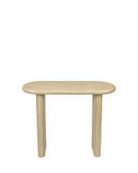 Console Aphaia en bois - Effet Travertin