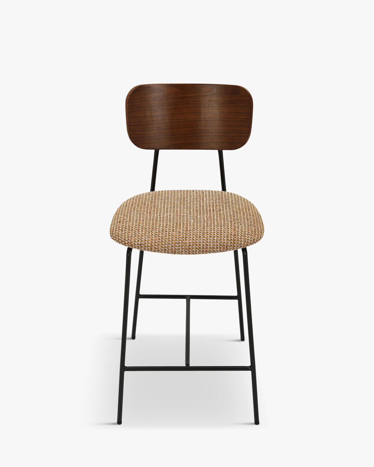 Tabouret de bar Eero - Tweed Jaune Miami