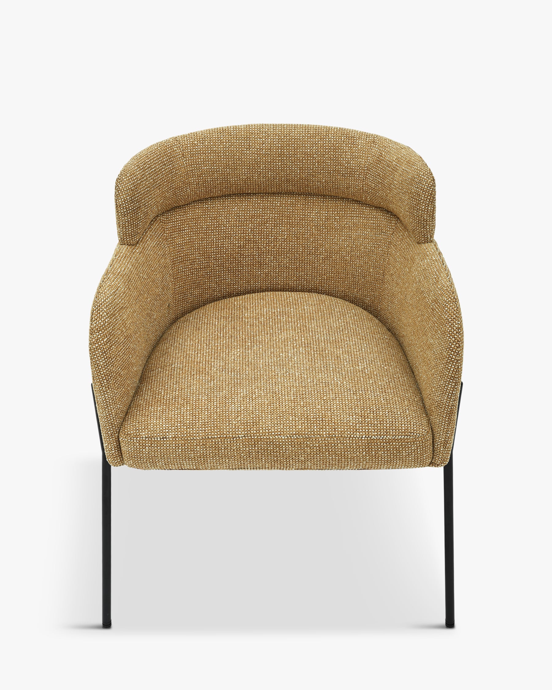 Chaise Baron en tweed - Tweed marron