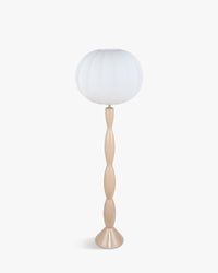 Lampadaire Honiri en fibre de verre - Blanc satiné