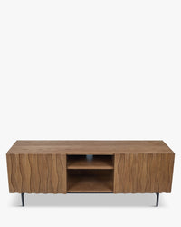 Meuble TV Ondula en bois - Bois noyer