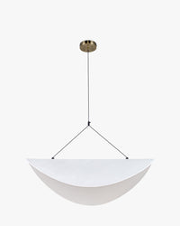 Suspension Fukui satinée ajustable - Blanc satiné