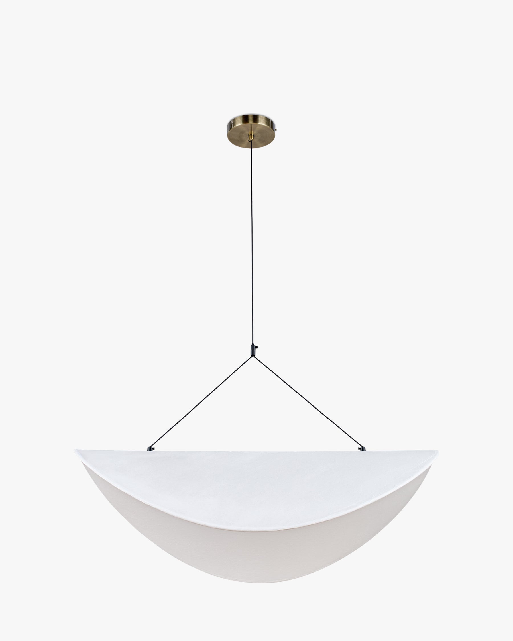 Suspension Fukui satinée ajustable - Blanc satiné