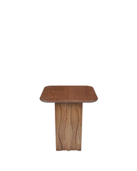 Table d'appoint Ondula en bois - Bois noyer