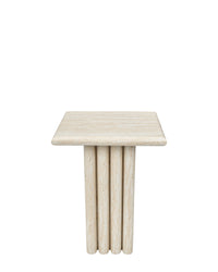 Table d'appoint Artemis - Effet Travertin