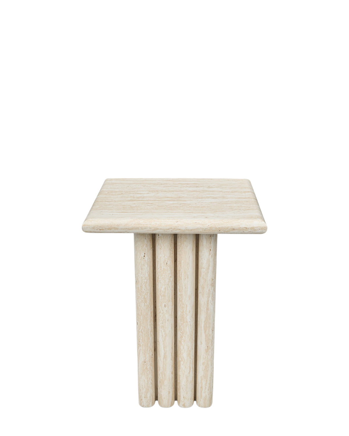 Table d'appoint Artemis - Effet Travertin