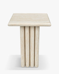 Table d'appoint Artemis - Effet Travertin