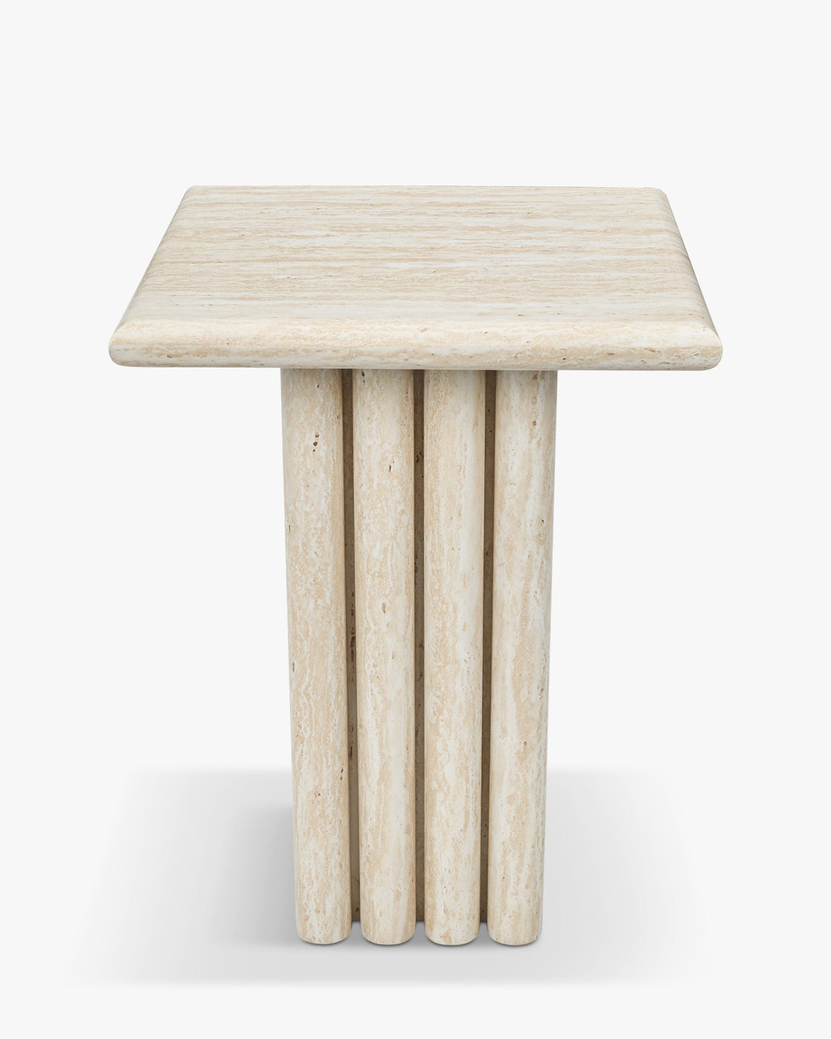 Table d'appoint Artemis - Effet Travertin