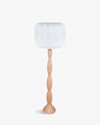 Hanaki floor lamp in fibreglass - Beige