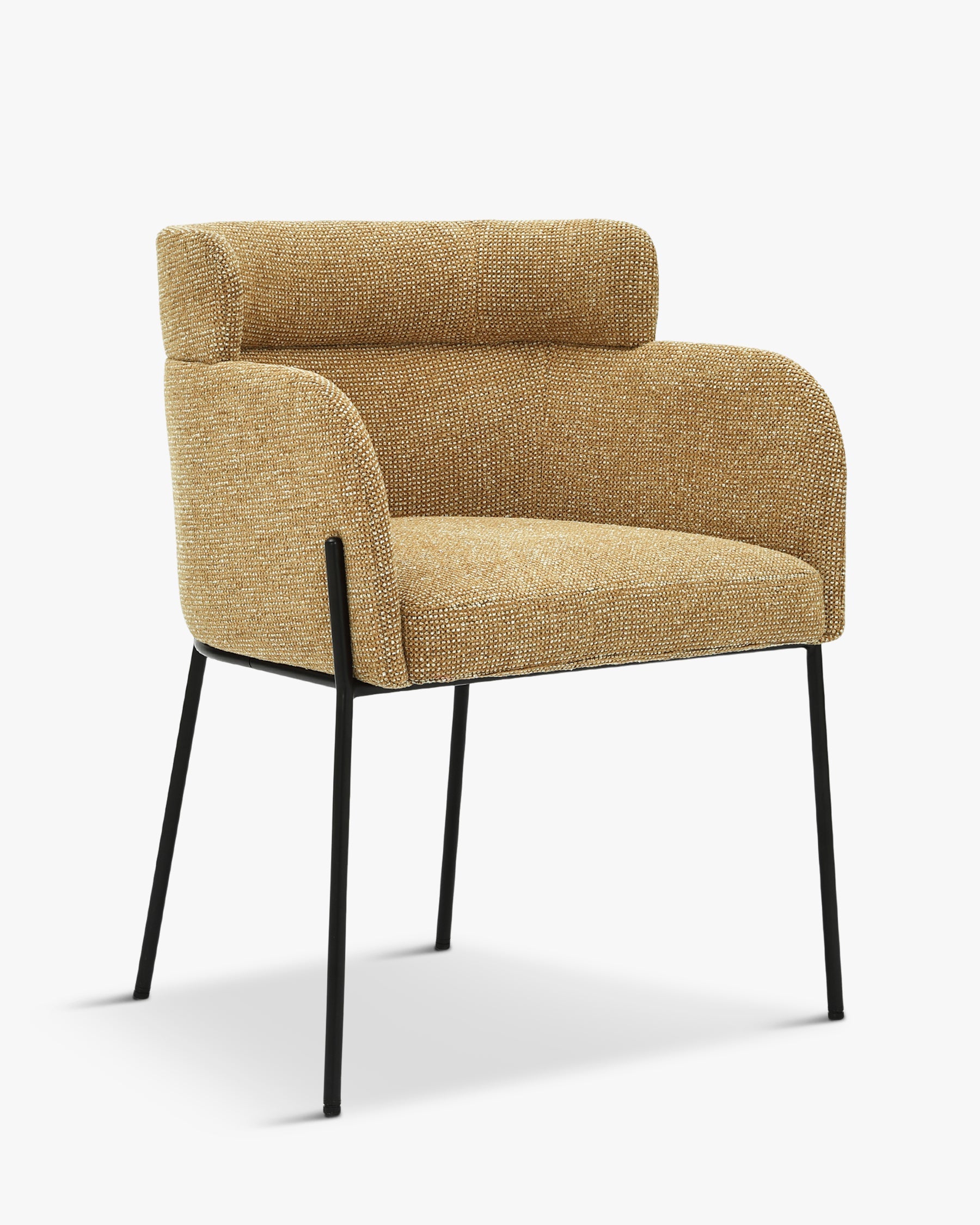 Chaise Baron en tweed - Tweed marron