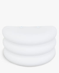 Applique murale Verre blanc & laiton Houston - Blanc