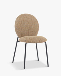 Chaise empilabl Blaze - Tweed Jaune Miami