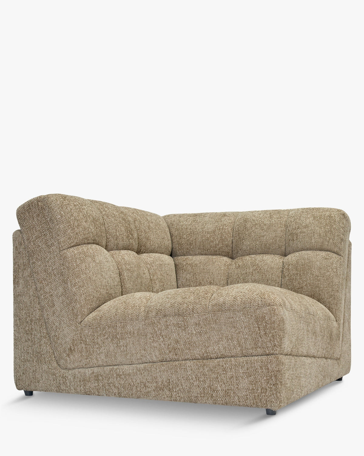 Fauteuil d'angle modulable Paul - Tweed taupe