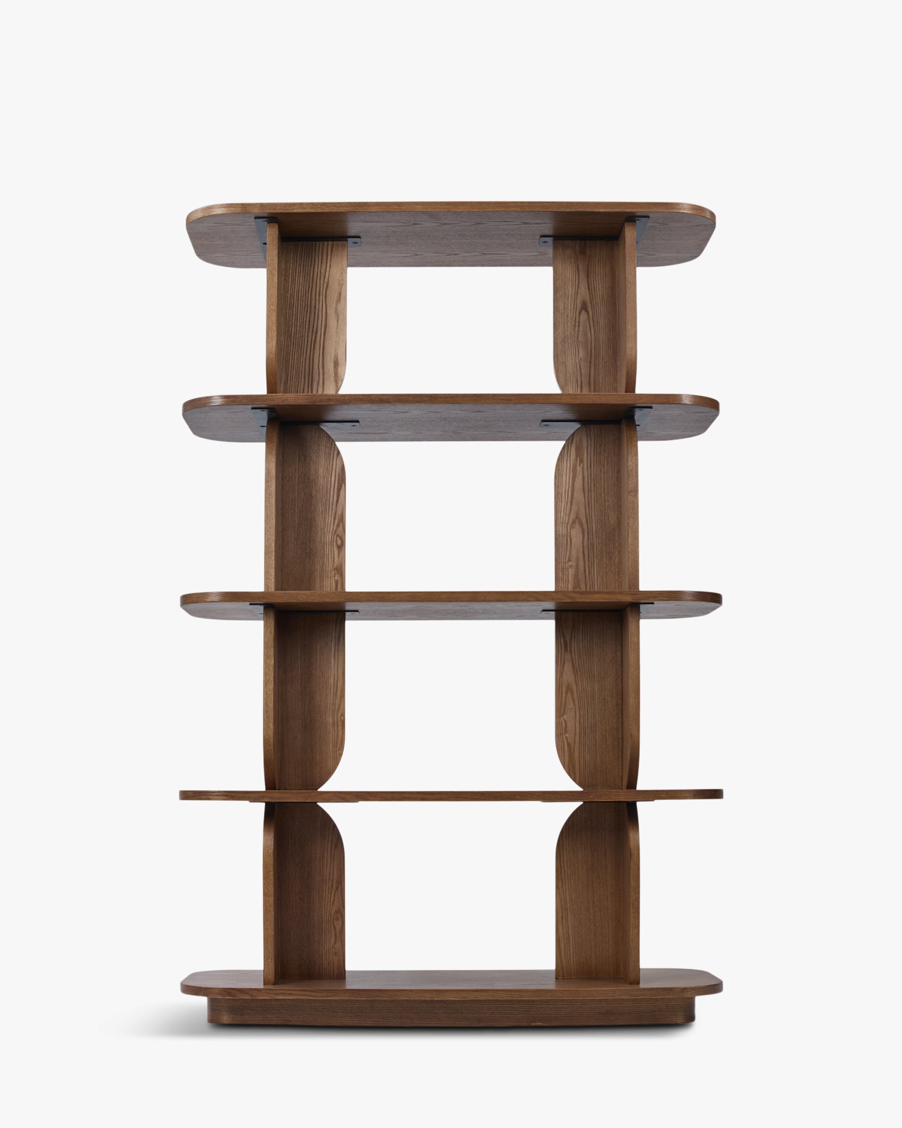 Étagère & bibliothèque Charly en bois - Bois noyer
