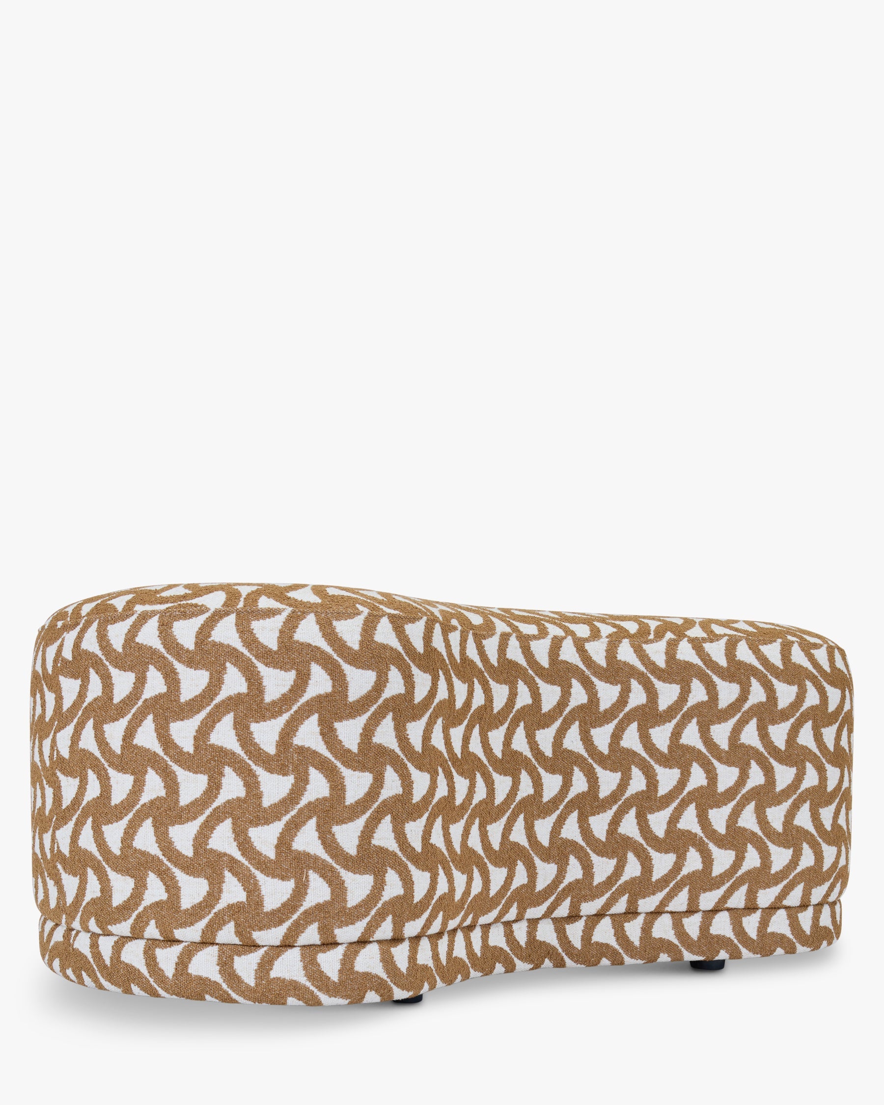 Banc Enzo à motifs - Marron