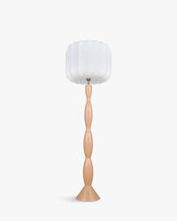 Hanaki floor lamp in fibreglass - Beige