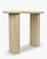 Console Aphaia en bois - Effet Travertin