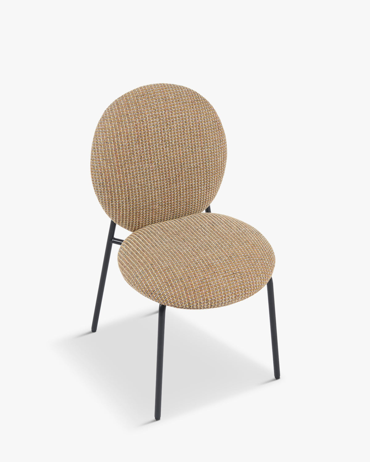 Chaise empilabl Blaze - Tweed Jaune Miami
