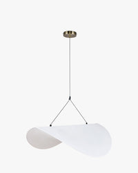 Suspension Fukui satinée ajustable - Blanc satiné