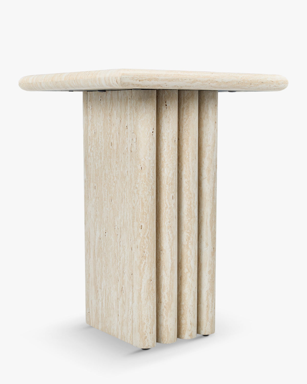 Table d'appoint Artemis - Effet Travertin