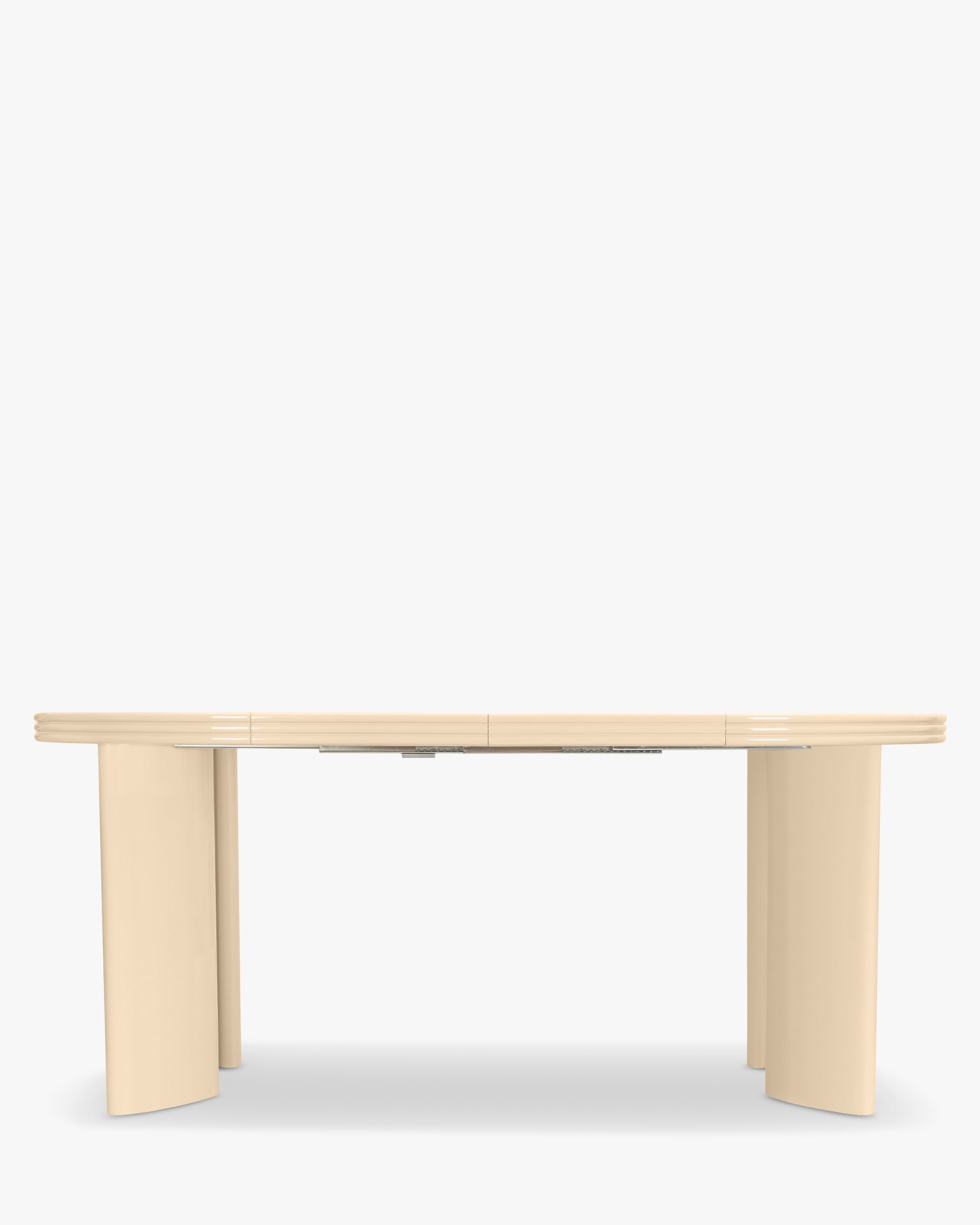 Table à manger extensible Mira en bois - Beige