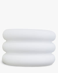 Applique murale Verre blanc & laiton Houston - Blanc
