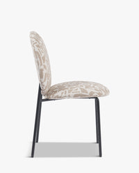 Chaise empilable Blaze - Beige géométrique