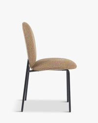 Chaise empilabl Blaze - Tweed Jaune Miami