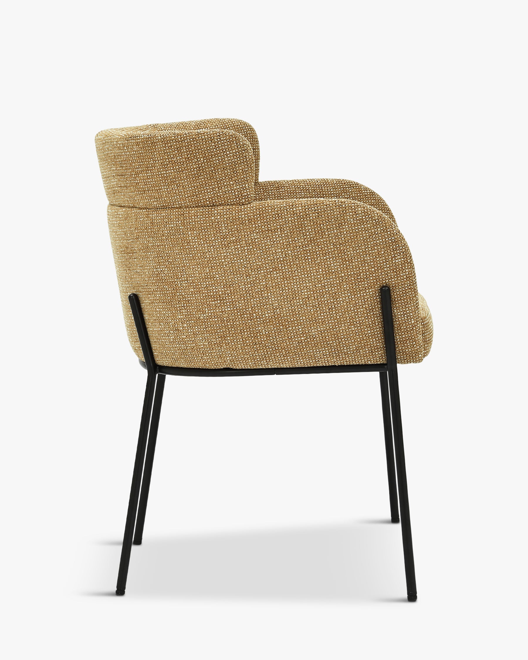 Chaise Baron en tweed - Tweed marron