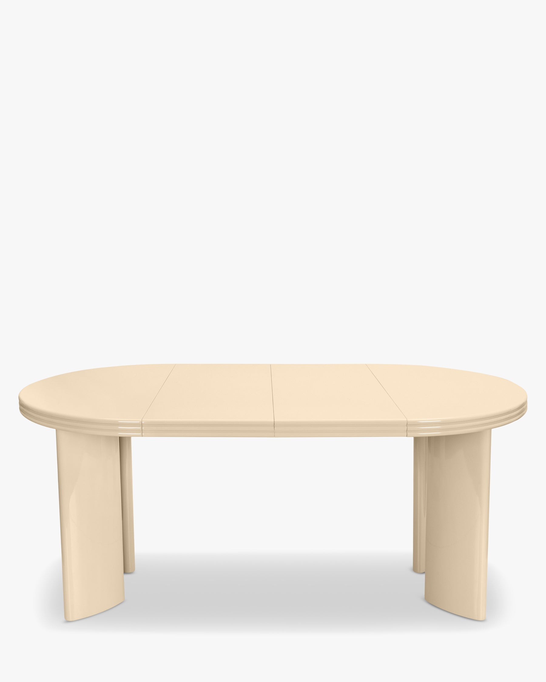 Table à manger extensible Mira en bois - Beige