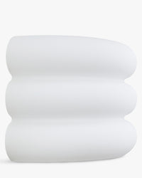 Applique murale Verre blanc & laiton Houston - Blanc