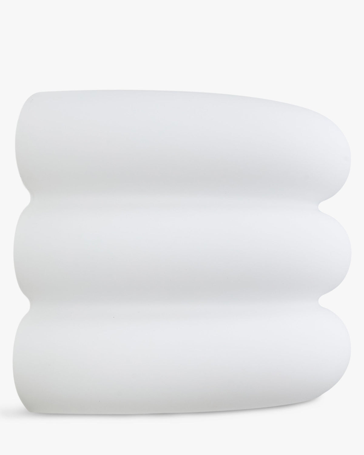 Applique murale Verre blanc & laiton Houston - Blanc