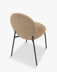 Chaise empilabl Blaze - Tweed Jaune Miami