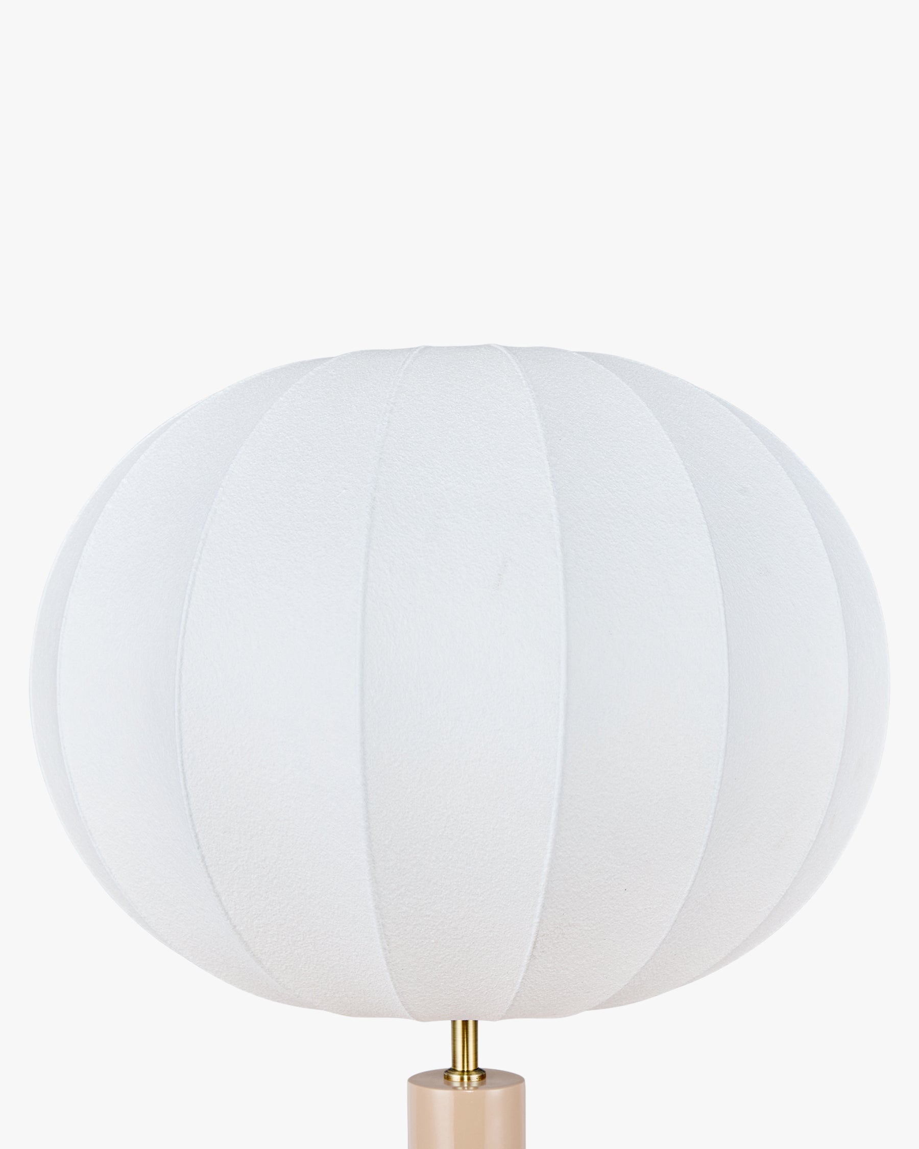 Lampadaire Honiri en fibre de verre - Blanc satiné